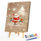 Santa Oil Paint by Numbers Hand Painted Frameless Picture Wall Home Ornament Kit