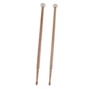 2pcs Maple Cymbal Mallets Gong Drum Felt Hammer Percussion Instrument