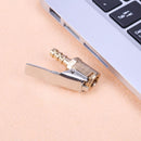 6mm Brass Car Truck Tire Inflator Air Valve Connector Clip-on Air Chuck