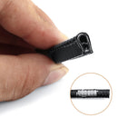 5m Car Door Anti Collision Strip with Steel Disc Scratch Protector (Black)
