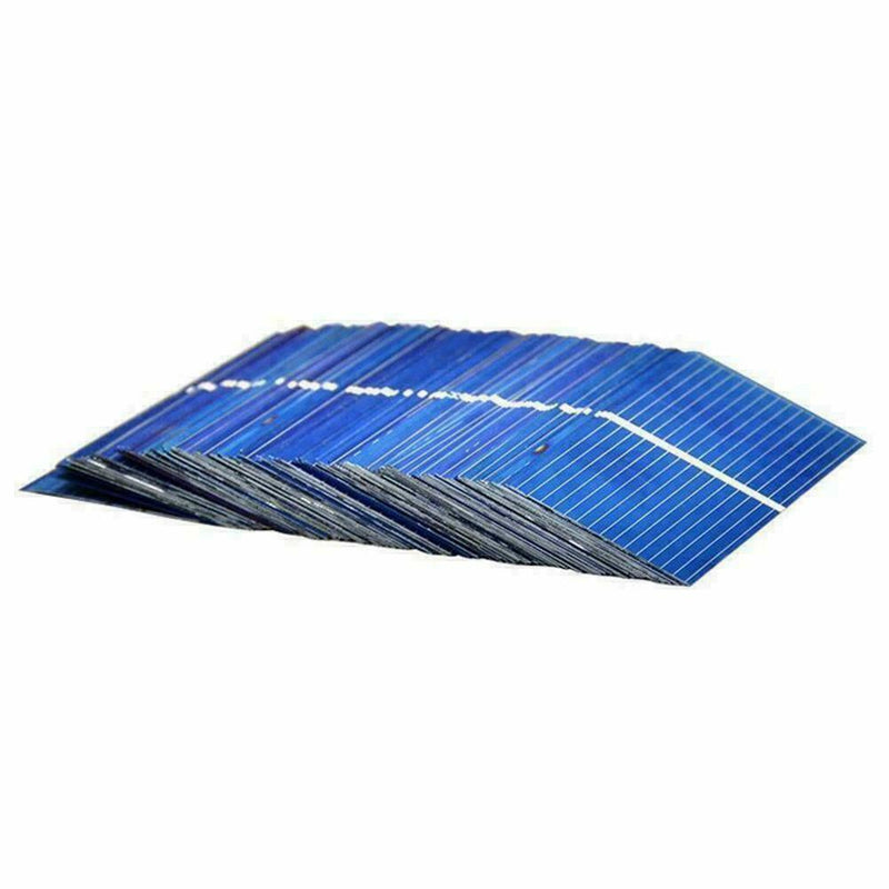 100Pcs Solar Panel Solar Cell Diy Battery Charger B4A2 K7J7