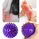 PVC Spiky Ball Trigger Point Fitness Hand Foot Pain Relief Ball (Purple)