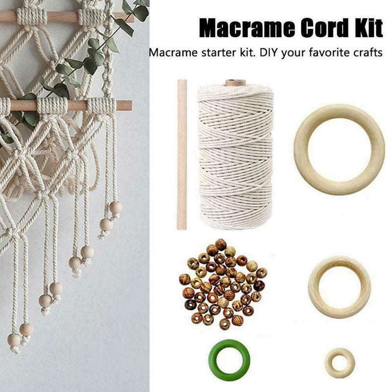 Cotton Thread Combination Set DIY Plant Sling Weaving Material J0E4