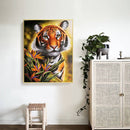 #A Beast Oil Paint By Numbers Kit DIY Canvas Wall Art Picture Craft Home Decorat