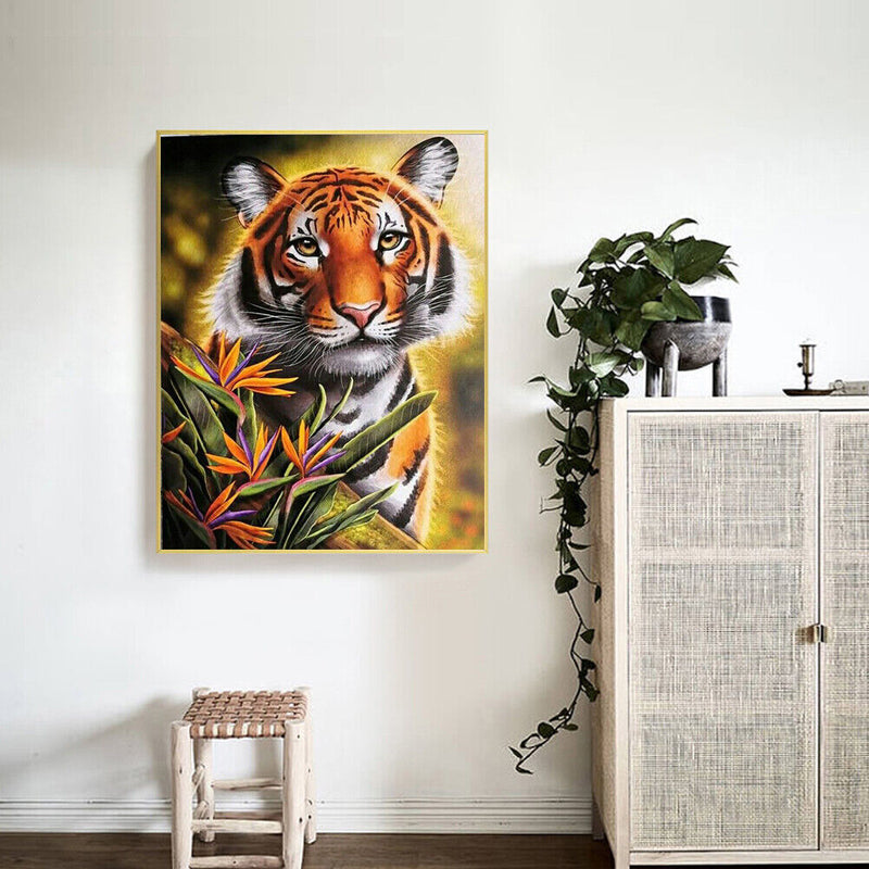 #A Beast Oil Paint By Numbers Kit DIY Canvas Wall Art Picture Craft Home Decorat