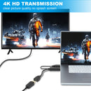 to Display Port Female Laptop 4K Adapter USB Powered Converter HDMI to DP Cable