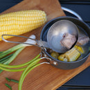 Stainless Steel Home Cooking Camping Picnic BBQ Folding Spork (Soup Spoon) Newly