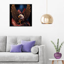 5D DIY Full Drill Diamond Painting Eagle Flag Cross Stitch Embroidery Kit Newly