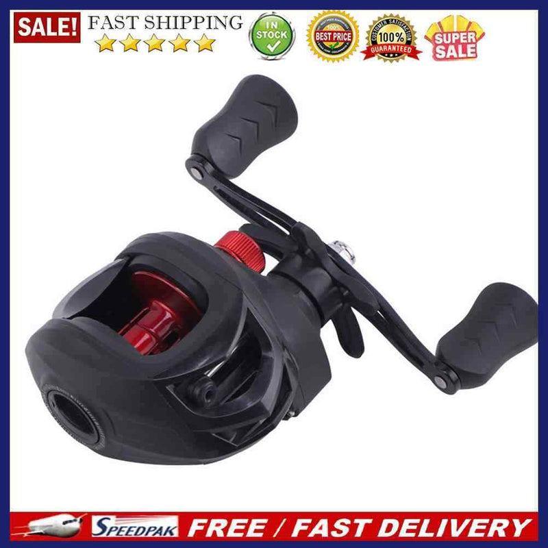 Baitcasting Reel 19+1BB 7.2/1 High Speed Gear Ratio 8kg Max Drag Saltwater Wh