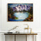 50x40cm Frameless Oil Paint By Numbers Snow Mountain Lake Paint Canvas Picture