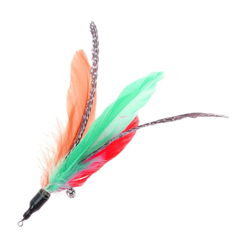 5pcs/lot Colorful Cat Toys Feather Replacement for Interactive Cat Wand