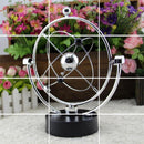 Electric Newton Cradle Steel Balance Ball Physics Science Pendulum Ornament
