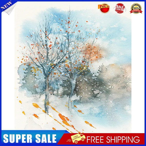 Ink Woods Oil Paint By Numbers Kit DIY Acrylic Painting on Canvas Frameless