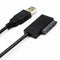USB 2.0 to Slimline SATA 7+6 13pin Laptop CD DVD Optical Drive Adapter D2J0