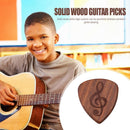 Guitar Ukulele Wood Picks Plectrum Folk Guitar Thumb Picks (Musical Symbol)