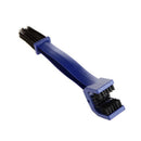Blue Motorcycle Bicycle Cleaning Brush Chains Crankset Tooths Wheel Tool Cleaner
