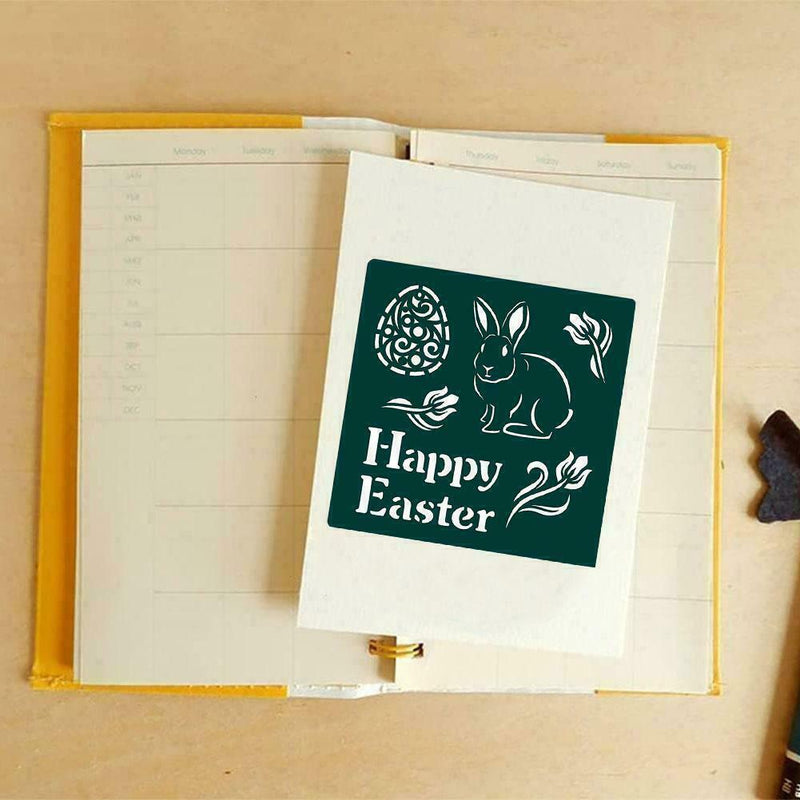 Easter Theme Metal Cutting Dies Easter Bunny Eggs Embossing Template DIY B5L0