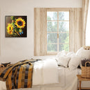 Sunflower 20X20cm Frameless Oil Paint By Numbers DIY Painting Crafts (S562)