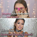 4 Pairs Eyebrow Grooming Stencil Kit Template Women Shaping Makeup Shaper A6U4