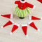 Christmas Hat Tableware Holder Bag Non-Woven Fabric for Home Holiday Party Decor