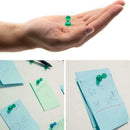 6pcs strong neodymium noticeboard skittle men pin magnets whiteboard fridge B9H1