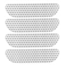 4pcs Open Car Door Stickers Warning Mark Reflective Strips Tapes (White) Newly