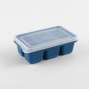 Ice Tray Mould Silicone Soft Bottom Square Ice Cube Mold with Lid Accessories