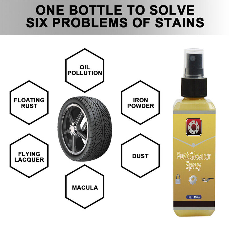 30/50/100ml Car Rust Remover Derusting Spray Car Maintenance Cleaning Agent Tool