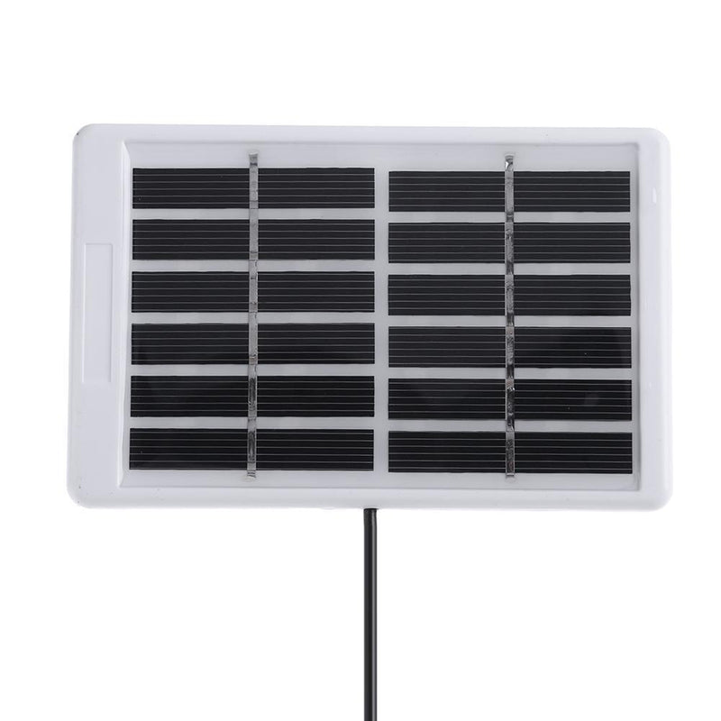 6V 1.2W Solar Panel Polycrystalline DC Interface Plug Cell Battery Charger Newly