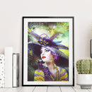 5D DIY Beauty Special Shaped Diamond Painting Cross Stitch Kits Bedroom Wall Art