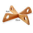 Gadget Wood Table Mat Dish Tray Rack Insulated Shelf Steaming Stand Pot Holder