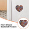 Book Lovers Heart-shaped Bookshelf Ornament Christmas Fridge Magnets Decor Gift#