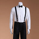 Men 50mm Extra Wide Adjustable Elastic Mens Suspenders ClipOnHot SA HOT V1G2