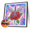 Diamond Painting Rose Partial Special Drill Picture of Rhinestone DIY Drawing