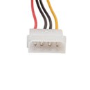 1pcs IDE 4-Pin Male, 4-Pin Female Extension IDE Cable 18cm