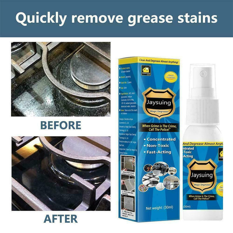 30ml Magic Degreaser Cleaner Spray Home Kitchen Bathroom Dirt Dilute Clean