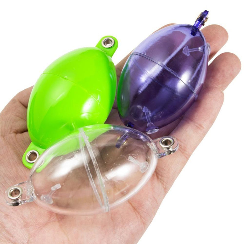 5pcs Water Bubble Floats Hollow Ball Fishing Floating Buoy Bobber (Green)