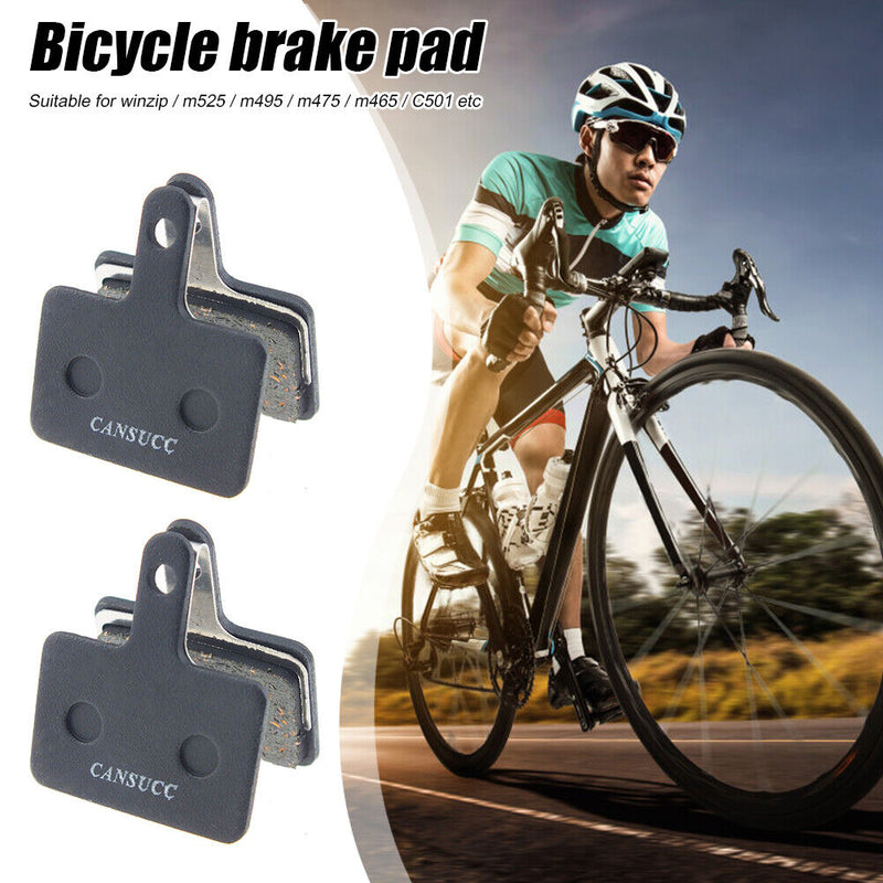 Semi-Metallic MTB Bike Bicycle Brake Pads Cycling Braking System Disc 4 Pairs