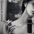 2pcs Portable Pocket Ashtray Ash Holder Smoking Ash Tray w/Keychain (Black)