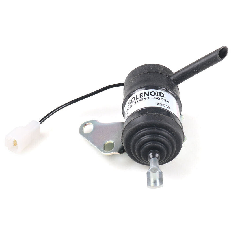 Fuel Shut Off Solenoid 16851-60014 for Kubota RTV900R RTV900S RTV900T RTV900W