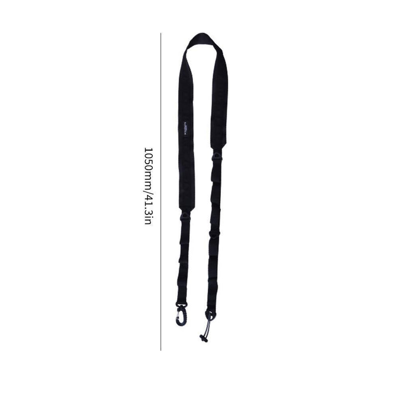 2pc Polyester Camping Shoulder Strap Multiple Metal Hanging Loop Design
