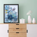 5D Diamond Painting DIY Butterfly flowers Full Round Drill Rhinestone Kit Newly