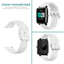 Smartwatch Band Strap for ID205L/Haylou LS01 Adjustable Watchband (White)