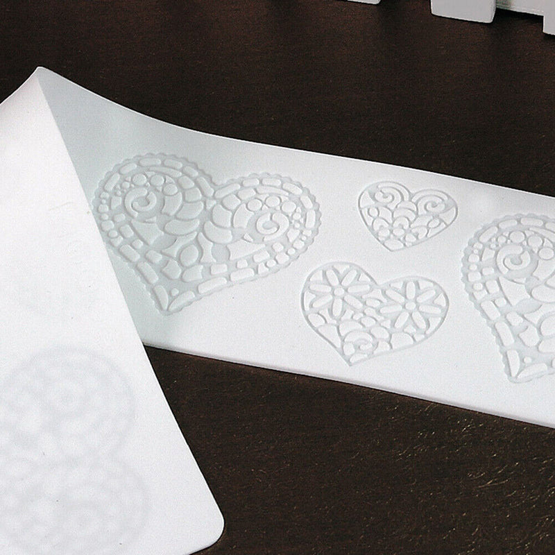 Lace Flower Silicone Sugarcraft Mold Fondant Mat Pastry Cake Decorating Tools