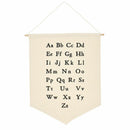 Home Decoration Kids Room Ornaments Alphabet Pennant Hanging Canvas Wall Banner
