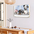 Oil Paint by Numbers Bathtub Dog Canvas Artwork Living Room Picture Decorat