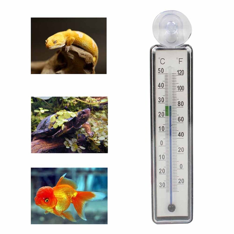 Aquarium Thermometer Fish Tank Glass Temperature Gauge Meter Suction Cup Newly
