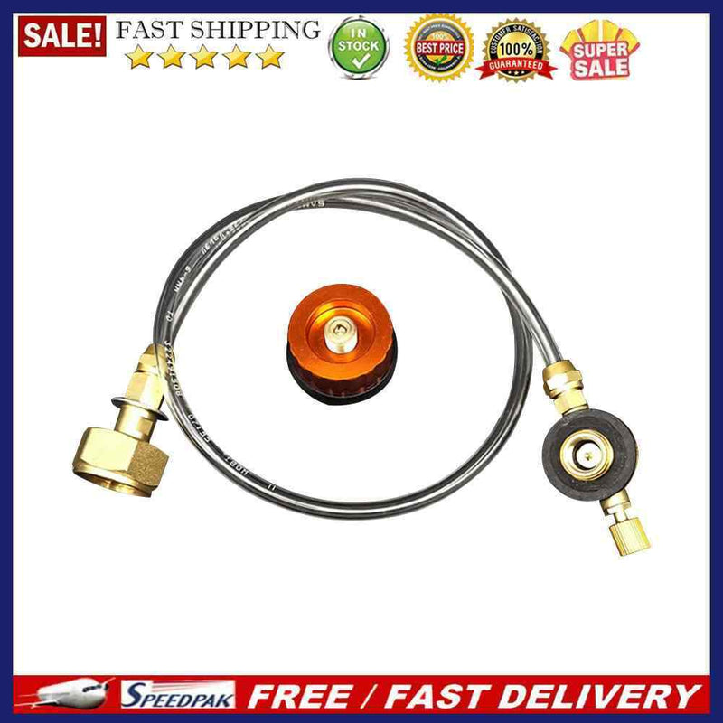 Outdoor Camping Gas Stove Refill Adapter for Cylinder Tank Coupler Equipment