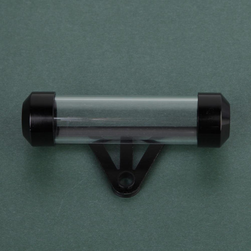 Black Waterproof Motorcycle Motorbike Tube Tax Disc Cylindrical Holder Newly