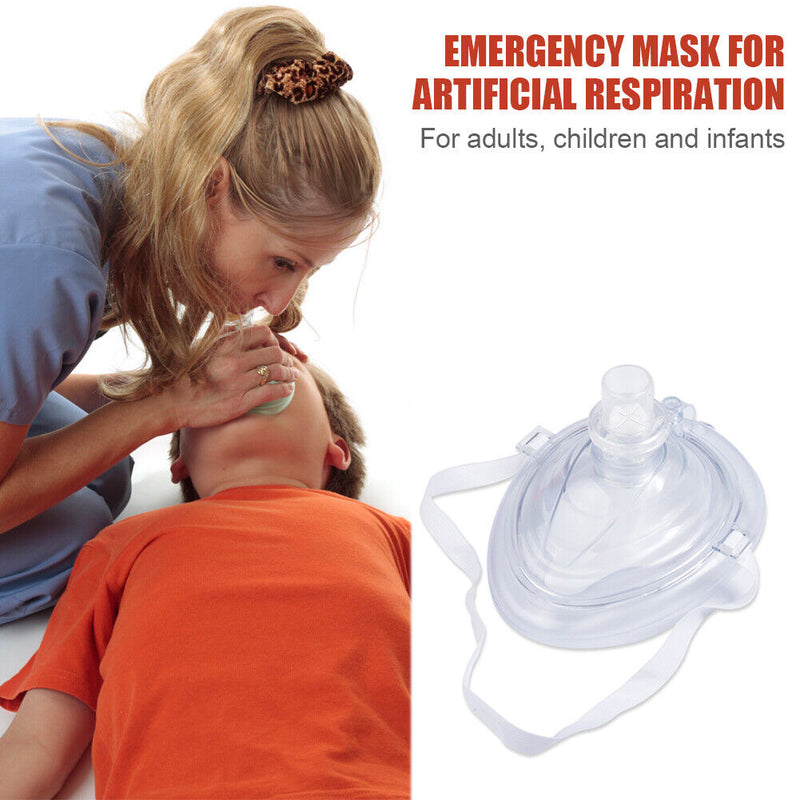Protective Artificial Respiration Mouth Cover CPR Breathing Face Cover First Aid